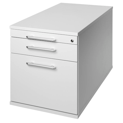 Artikelbild 4 für HAMMERBACHER Solid Rollcontainer lichtgrau 3 Auszüge 42,8 x 80,0 x 51,2 cm, Artikelnummer 293542