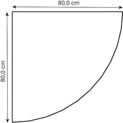 Artikelbild 2 für HAMMERBACHER Verbindungsplatte Altus ahorn, dreieckig abgerundet 80,0 x 80,0 x 2,5 cm, Artikelnummer 629434