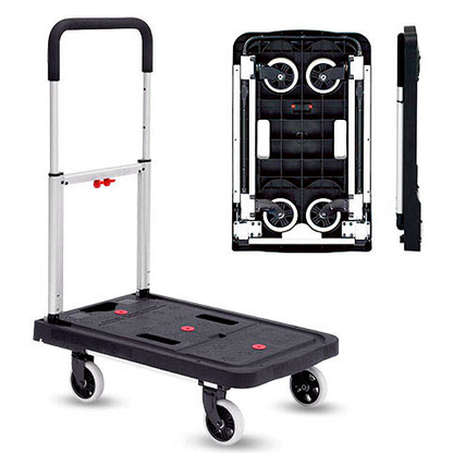 Artikelbild 2 für Transportwagen schwarz 68,0 x 41,0 x 92,0 cm bis 130,0 kg, Artikelnummer 180389