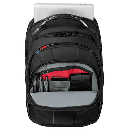Artikelbild 7 für WENGER Laptop-Rucksack Carbon Kunstfaser schwarz 30,0 l bis 43,2 cm (17 Zoll), Artikelnummer 732920