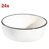 Artikelbild 1 für ID Fine Schalen Modest Black Stolt weiß Ø 10,0 cm, 24 St., Artikelnummer 633699