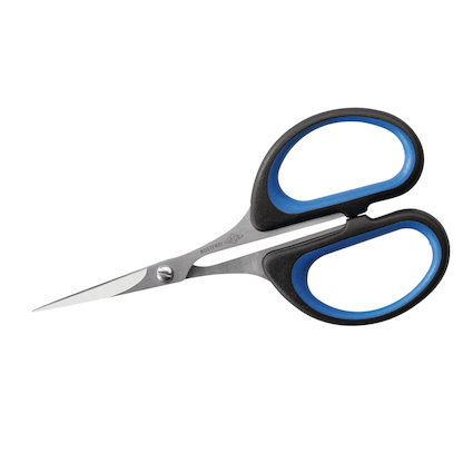 Artikelbild für WEDO Silhouettenschere Soft-Cut schwarz-blau 10,5 cm, Artikelnummer 356527