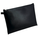 Artikelbild 1 für Alassio Reißverschlussbeutel 16,0 x 23,0 cm schwarz Leder, 1 St., Artikelnummer 491892