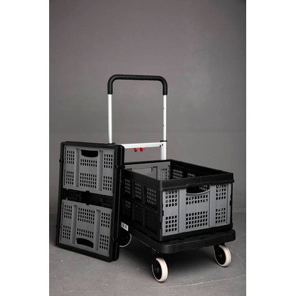 Artikelbild 5 für Transportwagen schwarz 68,0 x 41,0 x 92,0 cm bis 130,0 kg, Artikelnummer 180389