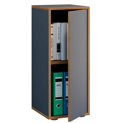 Artikelbild für VCM my office Aktenschrank Salia, 920719 anthrazit, honig-eiche 1 Fachboden 30,0 x 32,0 x 74,0 cm, Artikelnummer 364389