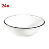 Artikelbild 1 für ID Fine Schalen Modest Black Lona weiß Ø 8,0 cm, 24 St., Artikelnummer 634149