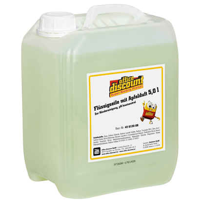 Artikelbild für office discount Apfel Flüssigseife 5,0 l, Artikelnummer 478766
