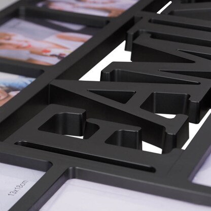 Artikelbild 3 für relaxdays Collage-Bilderrahmen Familie schwarz 72,0 x 36,5 cm, 1 St., Artikelnummer 522951