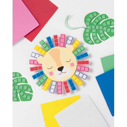 Artikelbild 4 für folia Moosgummi MOSAIK BASIC mehrfarbig 1.596 St., Artikelnummer 776217