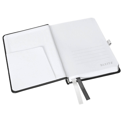 Artikelbild 23 für AKTION: LEITZ Ergo Compact höhenverstellbarer Schreibtisch weiß rechteckig abgerundet, T-Fuß-Gestell weiß 65,0 x 46,0 cm + GRATIS 2x LEITZ Notizbuch DIN A6 kariert, Artikelnummer 718696