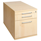 Artikelbild 1 für HAMMERBACHER Solid Rollcontainer ahorn 3 Auszüge 42,8 x 80,0 x 51,2 cm, Artikelnummer 293567