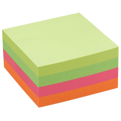Artikelbild 4 für office discount neon Haftnotizen farbsortiert, 1 Würfel, Artikelnummer 238100