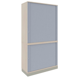 Artikelbild 1 für fm Sidney Rollladenschrank akazie 3 Fachböden 100,0 x 44,2 x 186,9 cm, Artikelnummer 509957