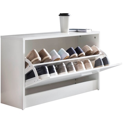 Artikelbild für WOHNLING Schuhschrank, WL5.271 weiß 1 Fachboden 80,0 x 24,0 x 47,0 cm, Artikelnummer 906402