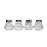 Artikelbild 1 für APS Salz- & Pfefferstreuer-Set Mini transparent/silber 4-tlg., 4 St., Artikelnummer 198399