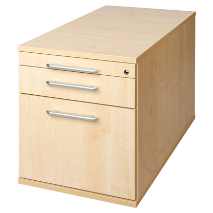 Artikelbild 4 für HAMMERBACHER Solid Rollcontainer ahorn 3 Auszüge 42,8 x 80,0 x 51,2 cm, Artikelnummer 293567