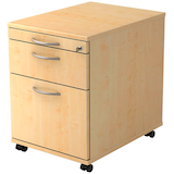 Artikelbild 1 für HAMMERBACHER AC20 Rollcontainer ahorn 3 Auszüge 42,8 x 58,0 x 59,0 cm, Artikelnummer 983007