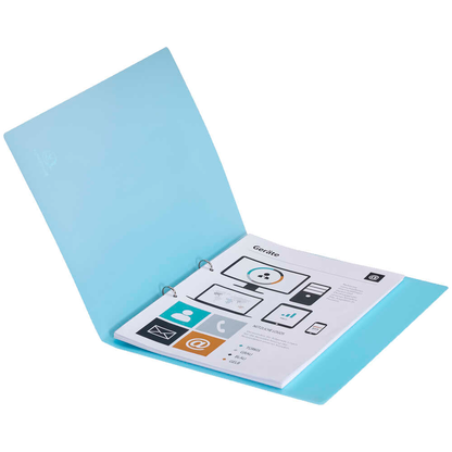 Artikelbild 3 für Exacompta Chromaline Pastell Ringbuch 2-Ringe pastellblau 2,0 cm DIN A4, 1 St., Artikelnummer 680502