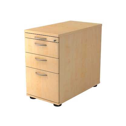 Artikelbild für HAMMERBACHER Solid SC40 Standcontainer ahorn 4 Auszüge Stahl-Bügelgriff chrom 42,8 x 80,0 x 72,0 - 76,0 cm, Artikelnummer 983031