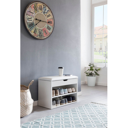 Artikelbild 7 für WOHNLING Schuhschrank, WL5.261 weiß 1 Fachboden 60,0 x 30,0 x 40,0 cm, Artikelnummer 906384