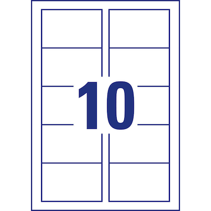 Artikelbild 2 für AVERY Zweckform Visitenkarten C32010-25 matt weiß 200 g/qm, 250 St., Artikelnummer 607402