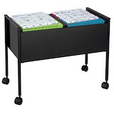 Artikelbild 1 für DURABLE Hängemappenwagen Quer-Registratur schwarz für bis zu 100 Hängemappen, Artikelnummer 468264