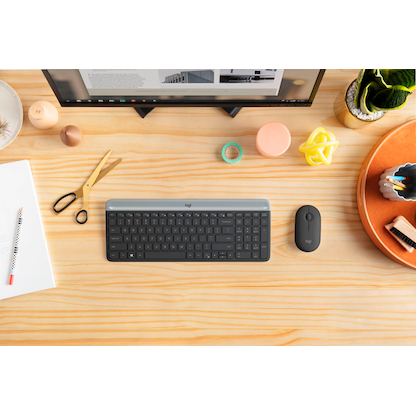 Artikelbild 3 für Logitech MK470 Slim Combo Tastatur-Maus-Set kabellos schwarz, Artikelnummer 924249