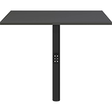 Artikelbild 1 für GERMANIA Verbindungsplatte höhenverstellbar Mailand grafit, quadratisch 80,0 x 80,0 x 68,0 - 91,0 cm, Artikelnummer 136257