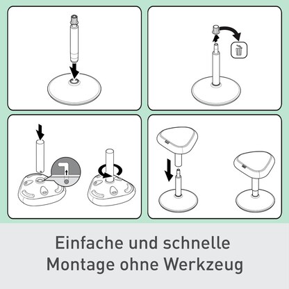 Artikelbild 14 für LEITZ Hocker Ergo Active 65440085 grau, 1 St., Artikelnummer 401527