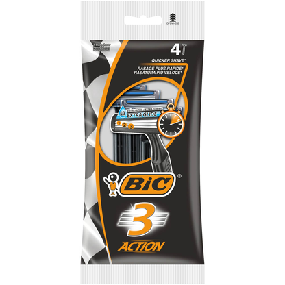 Artikelbild für BIC ACTION Einwegrasierer 4 St., Artikelnummer 491569