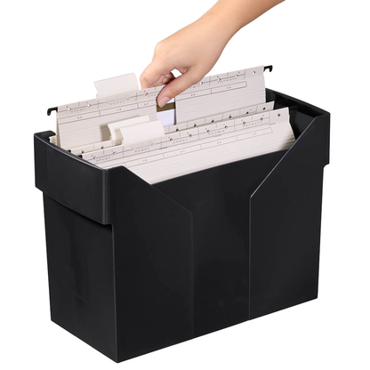 Artikelbild 4 für M&M Hängeregister-Box ohne Mappen Akten-Boy schwarz, Artikelnummer 326813