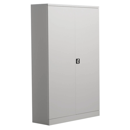 Artikelbild 2 für Gürkan Stahlschrank 100157 lichtgrau 4 Fachböden 120,0 x 42,0 x 195,0 cm, aufgebaut, 1 St., Artikelnummer 607424