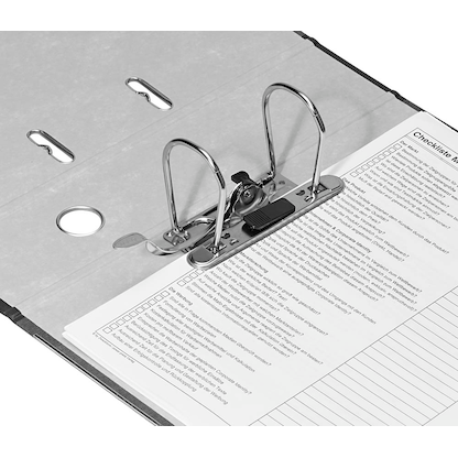 Artikelbild 5 für office discount Ordner schwarz marmoriert Karton 8,0 cm DIN A4, 1 St., Artikelnummer 501445