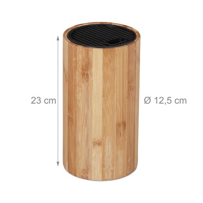 Artikelbild 3 für relaxdays Messerblock braun, 1 St., Artikelnummer 382784