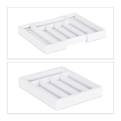 Artikelbild 9 für relaxdays Besteckkasten weiß 1 St., Artikelnummer 361323