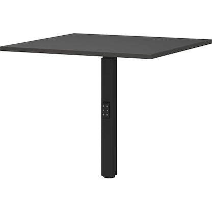 Artikelbild 12 für GERMANIA Mailand höhenverstellbarer Schreibtisch grafit L-Form, C-Fuß-Gestell schwarz 240,0 x 200,0 cm, Artikelnummer 135979