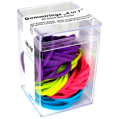 Artikelbild für M&M Gummiringe farbsortiert 0,3 cm, Ø 3,8 cm, 80 St., Artikelnummer 647349