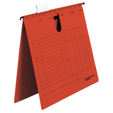 Artikelbild 1 für FALKEN Hängehefter UNIREG Karton rot DIN A4 1x kaufmännische Heftung, 25 St., Artikelnummer 633479