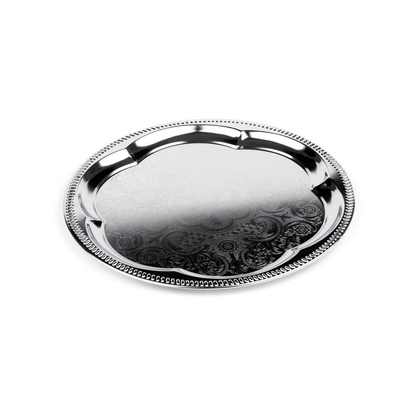 Artikelbild für APS Servierplatte silber 35,0 x 35,0 cm, 1 St., Artikelnummer 194827