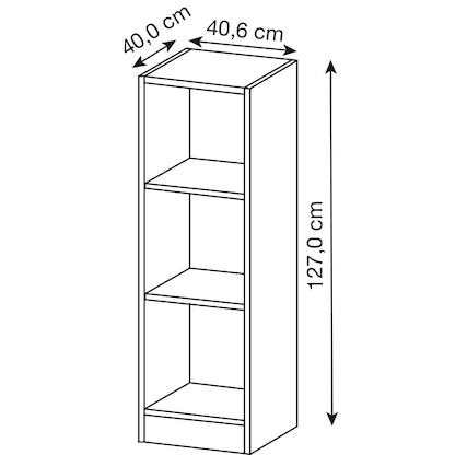 Artikelbild 2 für HAMMERBACHER Aktenregal 6050 lichtgrau 40,6 x 40,0 x 127,0 cm, 1 St., Artikelnummer 866309