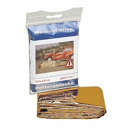 Artikelbild 2 für Holthaus Medical Rettungsdecke 160,0 x 210,0 cm, Artikelnummer 495109