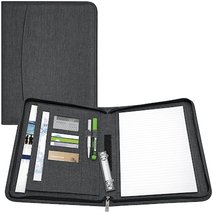 Artikelbild für WEDO Ringbuchmappe COLLEGE Kunstfaser DIN A4 grau, Artikelnummer 185932