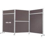 Artikelbild 1 für FRANKEN Trennwand ECO, doppelseitig, grau 120,0 x 150,0 cm, 1 St., Artikelnummer 570527