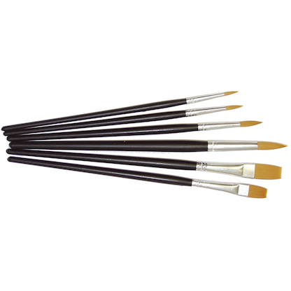 Artikelbild für Pinsel-Set Größe 2, 4, 6, 8, 10, 12, 6-teilig, Artikelnummer 253885