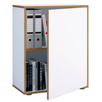 Artikelbild für VCM my office Aktenschrank Salia, 920720 weiß, honig-eiche 1 Fachboden 60,0 x 32,0 x 74,0 cm, Artikelnummer 364362