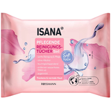 Artikelbild 1 für ISANA feuchte Reinigungstücher 5 in 1 alle Hauttypen 1-lagig weiß, 25 Tücher, Artikelnummer 594091