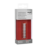 Artikelbild 1 für SIGEL Strong Magnete silber, Metall Ø 1,0 x 1,0 cm, 5 St., Artikelnummer 195870