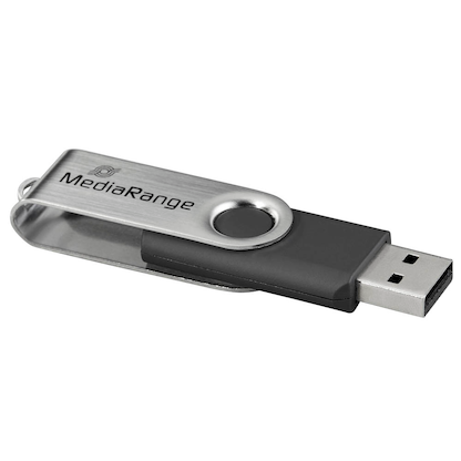 Artikelbild 6 für MediaRange USB-Stick schwarz, silber 16 GB, 1 St., Artikelnummer 435659
