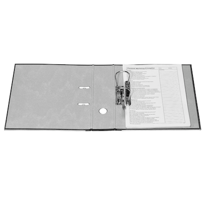 Artikelbild 6 für office discount Ordner schwarz marmoriert Karton 8,0 cm DIN A4, 1 St., Artikelnummer 501445