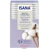 Artikelbild 1 für ISANA Wattestäbchen weiß, 200 St., Artikelnummer 546764